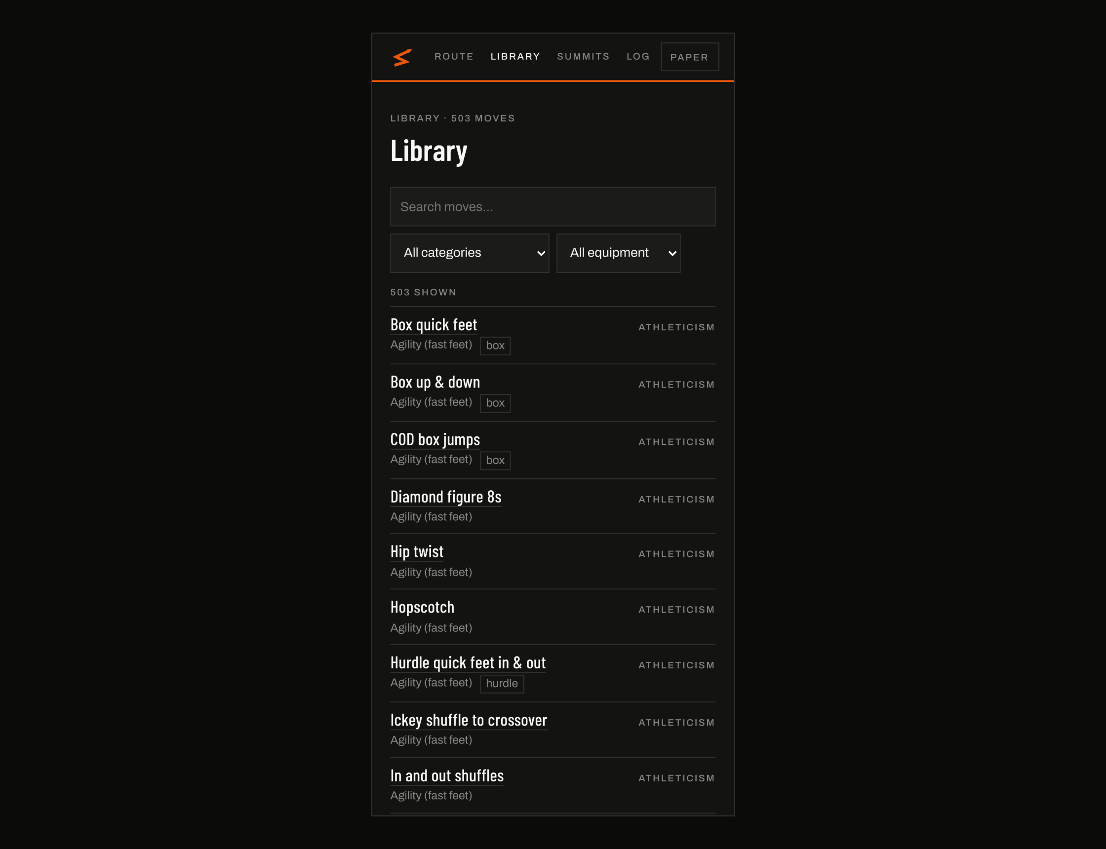 Switchback — A move library you can actually search